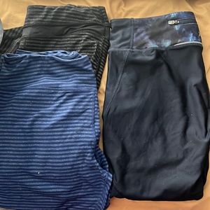 LOT: 3 GUC Kyodan Capri Leggings